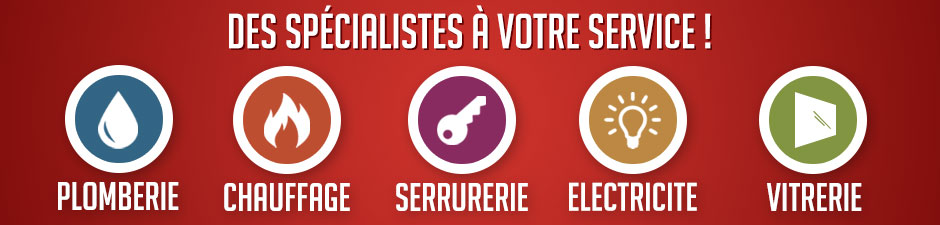 Une équipe d'artisans spécialistes