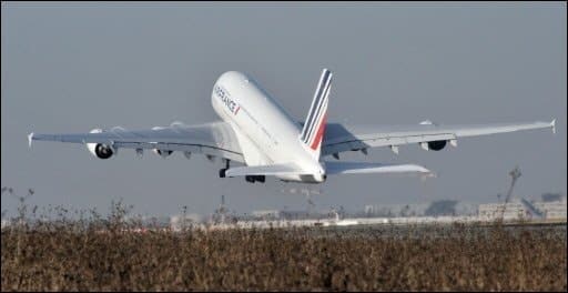 Décollage A380 Air FRance