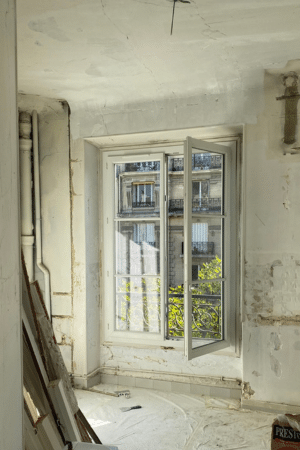 Installation d'une fenêtre neuve