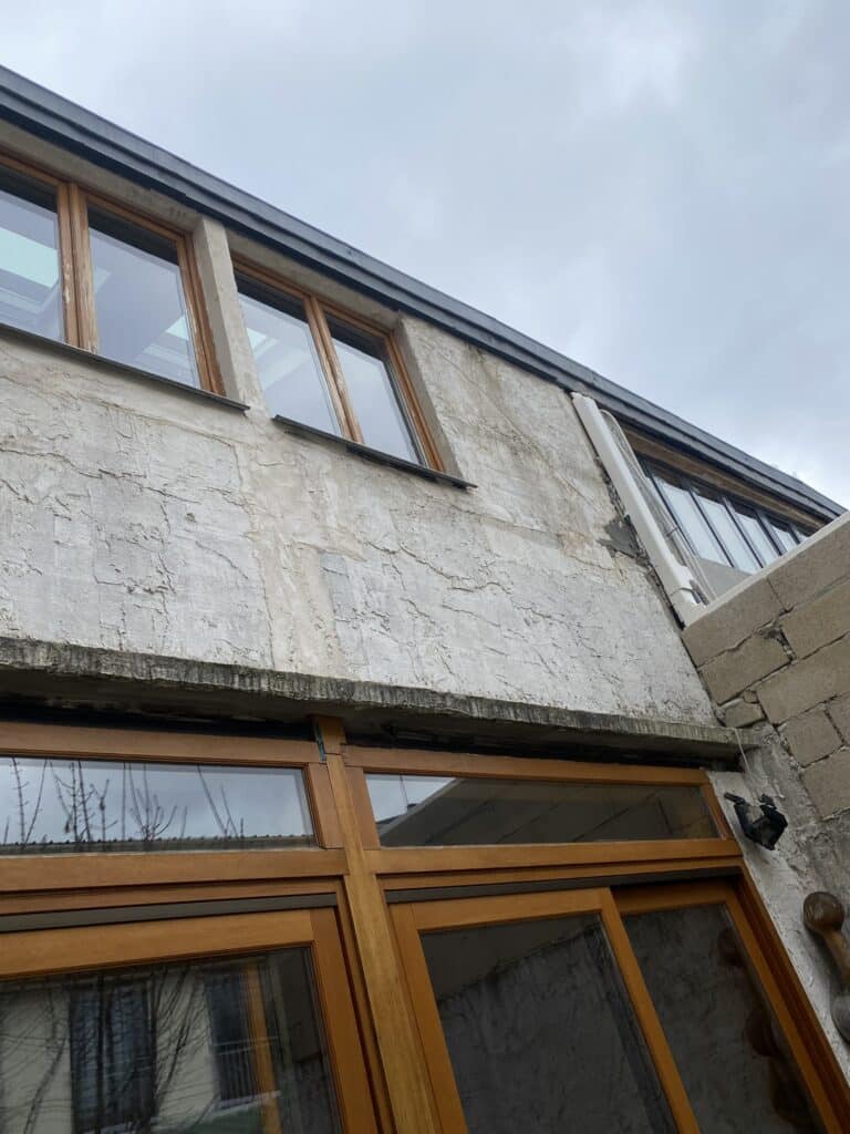 ravalement de maison de ville avant travaux